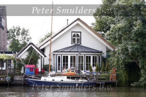 Breukelen 23 juli 2008
Nieuwe huis van Milika Peterzon en Jurgen Smit aan het water van de vecht.