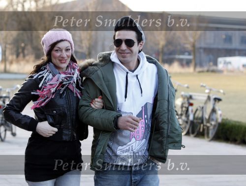Amsterdam 31 januari 2009
Miryanna v Reeden met haar argentijnse vriend Gustavo bij modeshow van Addy v d Krommenacker.
Peter Smulders bv