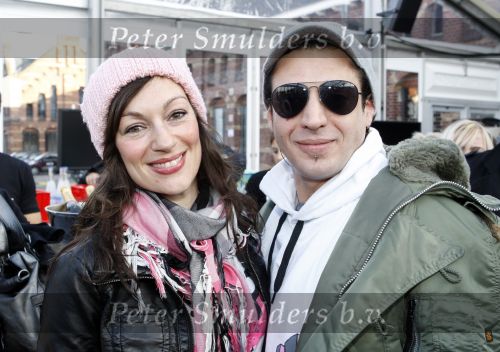 Amsterdam 31 januari 2009
Miryanna v Reeden met haar argentijnse vriend Gustavo bij modeshow van Addy v d Krommenacker.
Peter Smulders bv