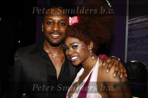 Aalsmeer 15 mei 2009
Dancing with the stars in de studio\'s in Aalsmeer. Nathalie Makoma met vriend
Peter Smulders bv
