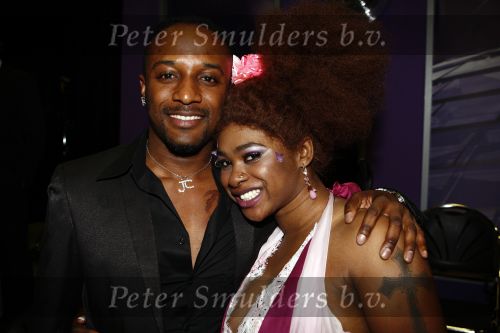 Aalsmeer 15 mei 2009
Dancing with the stars in de studio\'s in Aalsmeer. Nathalie Makoma met vriend
Peter Smulders bv