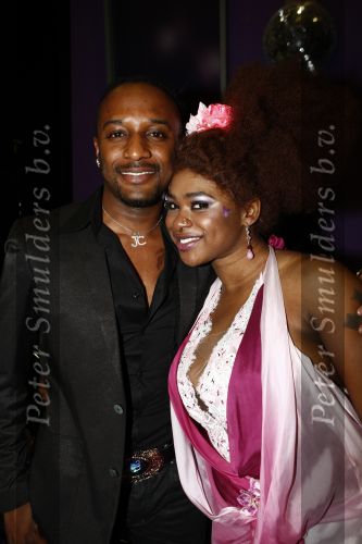 Aalsmeer 15 mei 2009
Dancing with the stars in de studio\'s in Aalsmeer. Nathalie Makoma met vriend
Peter Smulders bv