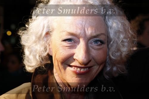 Amsterdam 11 maart 2008
Het boekenbal in de stadsschouwburg van Amsterdam. Nelleke Noordvliet met man
Peter Smulders bv