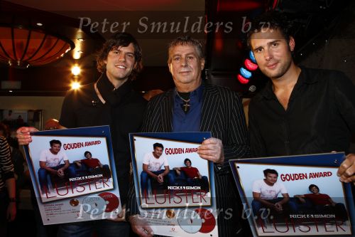Volendam 12 februari 2009
Presentatie cd Nick en Simon met Jaap Buys
Peter Smulders bv