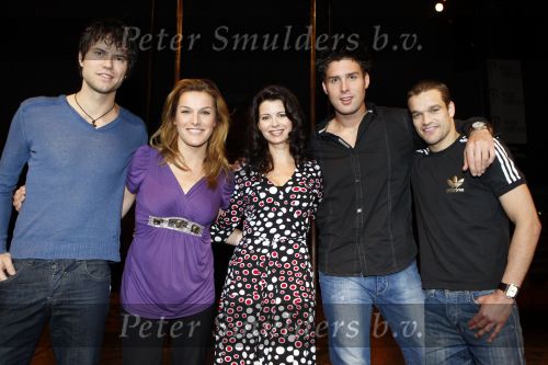 Amsterdam 15 november 2007
Lucille Werner  Nick en Simon bij presentatie tros kerstcircus. Met Caroline de Bruijn