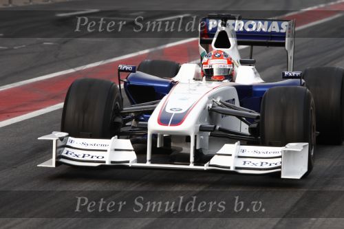 Barcelona 11 maart 2009
Test dag voor de formule 1 teams op het circuit van Barcelona. Nico  Rosberg voor het BMW Williams team
Peter Smulders bv