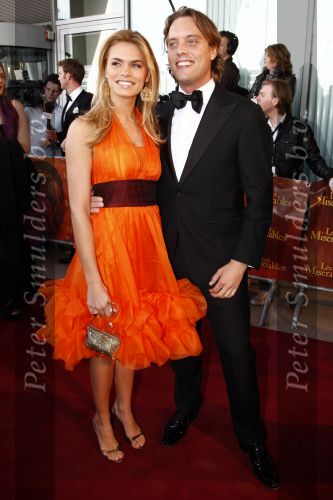 Rotterdam 20 april 2008
Premiere les Miserables  in het nieuwe Luxor theater. Nicolette v Dam met Bas Smit
Peter Smulders bv