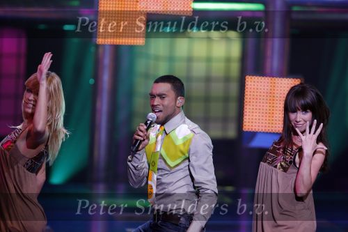 Hilversum 12 december 2008
Opnames idols in studio 21. Nigel Idols
