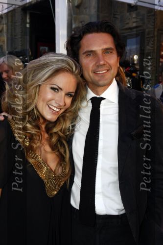 Amsterdam 10 juni 2008
Premiere Sex in the city bij Tuschinski. 
Nikki Plessen met vriend