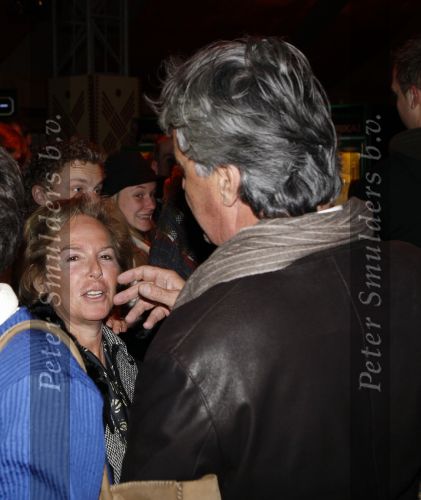 Amsterdam 17 december 2007
Pieter Storms met Nina Brink  en kinderen bij tros kerstcircus.