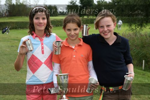 Almkerk 22 September 2007
Finale GM Mini Tour Plus 2007 op golfbaan Almkreek
Dag en tevens Overall winnaars bij de meisjes:
Anne v Dam (1e)
Fleurence Smit (2e)
Caroline Damen (3e)