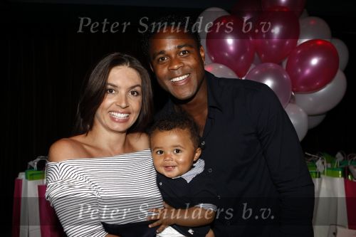 Amsterdam 12 juni 2008
 Shane Kluivert  Patrick Kluivert en Rossana Kluivert Lima