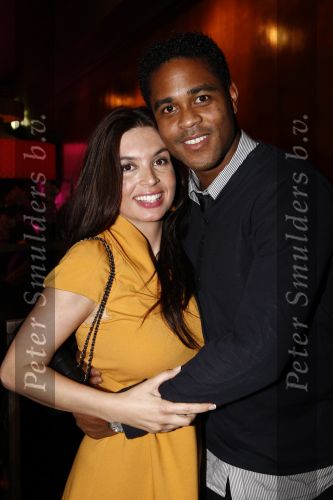 Amsterdam 16 januari 2008
Rossana Lima Patrick Kluivert en Anouk Smulders bij presentatie Quote Business babes in Jimmy Woo.