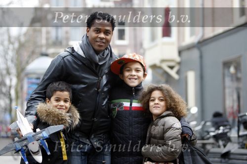 Amsterdam 21 januari 2009
Patrick Kluivert met zijn zoons Quincy Justin nen Ruben.
Peter Smulders bv