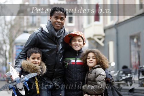 Amsterdam 21 januari 2009
Patrick Kluivert met zijn zoons Quincy Justin nen Ruben.
Peter Smulders bv
