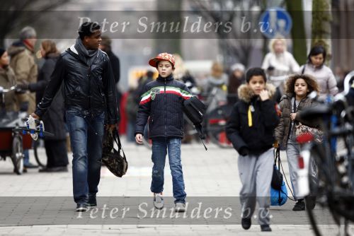 Amsterdam 21 januari 2009
Patrick Kluivert met zijn zoons Quincy Justin nen Ruben.
Peter Smulders bv