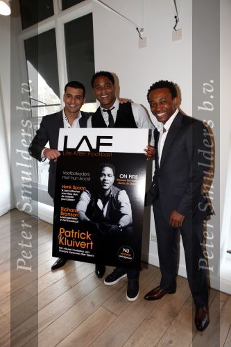 Amsterdam 24 maart 2009
Presentatie LAF Life after Football in club Momo. patrick Kluivert Zhouf Regi Blinker en Charly Luske
Peter Smulders bv