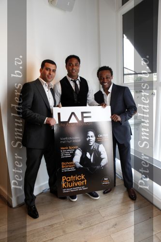 Amsterdam 24 maart 2009
Presentatie LAF Life after Football in club Momo. patrick Kluivert Zhouf Regi Blinker en Charly Luske
Peter Smulders bv