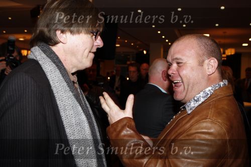 Bussum 24 januari 2008
Omroepman van het jaar verkiezing bij Jan Tabak. Paul de Leeuw en Bert v d Veer