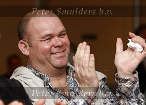 Bussum 24 januari 2008
Paul de Leeuw bij de omroepman van het jaar in Jan Tabak.