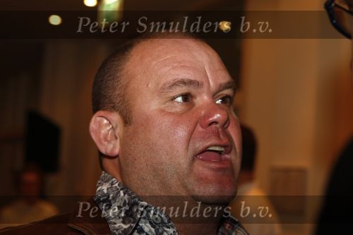Bussum 24 januari 2008
Paul de Leeuw bij de omroepman van het jaar in Jan Tabak.