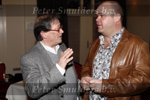 Bussum 24 januari 2008
Omroepman van het jaar verkiezing bij Jan Tabak. Fons v Westerlo Paul de Leeuw