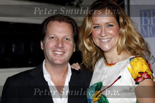 Amsterdam 11 oktober 2007
Beau monde awards in het amstel hotel. Paulien Huizinga met Michiel Mol