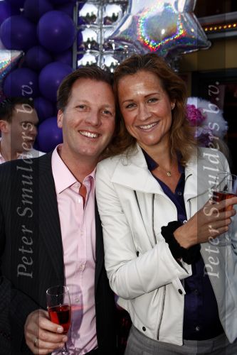 Amsterdam 27 april 2009
Feestje van Gerard Joling voor zijn 49e verjaardag bij cafe het Kalfje. Michiel Mol met Pauline Huizinga
Peter Smulders bv
