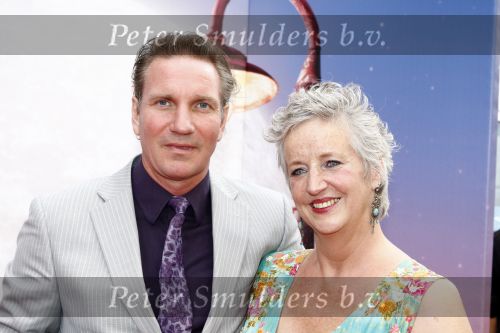 Amsterdam 16 juli 2008
Premiere Wall E in Tuschinski. 
Peter Blok met zijn vrouw