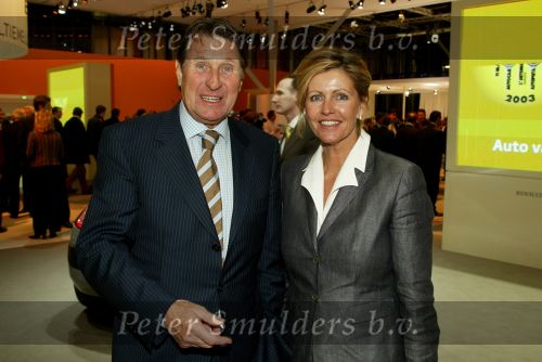 Amsterdam 6 februari 2003
AUTO RAI 2003
Peter Post met zijn vrouw Marion v d Hurk ( Marion Post )