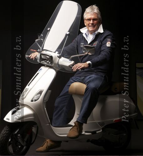 Eindhoven, 20 April 2009
Peter Smulders op zijn Vespa scooter