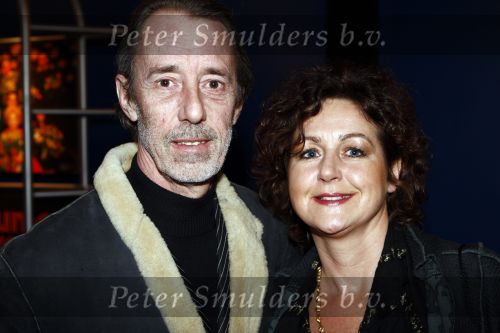 Hilversum 5 maart 2009
Uitreiking van de gouden harpen in studi 21. Peter v Asten met partner
Peter Smulders bv