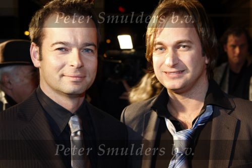 Amsterdam 11 maart 2008
Het boekenbal in de stadsschouwburg van Amsterdam. Peter v d Vorst met vriend
Peter Smulders bv