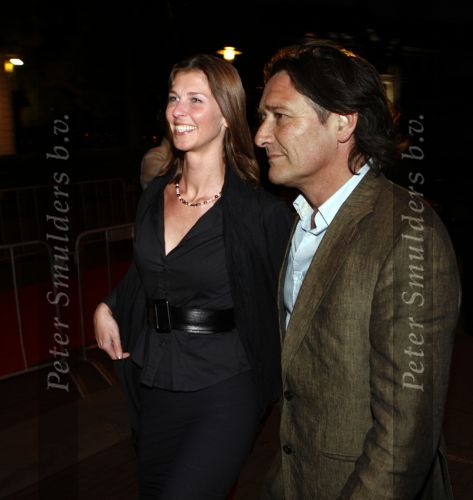 Utrecht 27 september 2008
Premiere Wapen van Geldrop in schouwburg van Utrecht. Thijs Romer is de regisseur. Pierre Bokma met vriendin