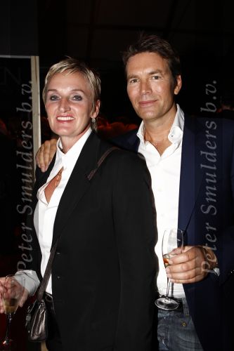 Amsterdam 26 januari 2008
Modeshow Bibi v d Velden tijdens amsterdam fashion week.
Piet Boon met vrouw