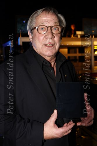 Hilversum 28 januari 2008
Piet Romer bij uitreiking gouden beelden in beeld en geluid.
