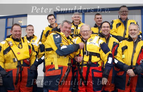 Hoek v Holland 3 november 2007
Pieter v Vollenhoven tijdens make a difference day met reddingsbrigade op boot.