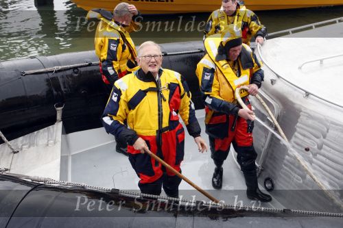 Hoek v Holland 3 november 2007
Pieter v Vollenhoven tijdens make a difference day met reddingsbrigade op boot.