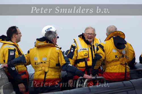 Hoek v Holland 3 november 2007
Pieter v Vollenhoven tijdens make a difference day met reddingsbrigade op boot.