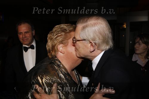 Amsterdam 19 december 2007
Prinses Margriet en Pieter v Vollenhoven arriveren bij de RAI bij de sportman van het jaar. Erica Terpstra ontvangt ze.