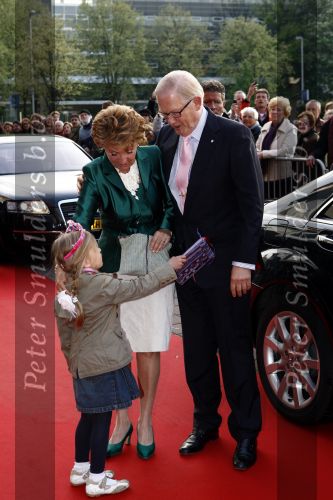 Utrecht 28 april 2009
Pieter v Vollenhoven viert zijn 70e verjaardag in het Beatrix theater in Utrecht. Pieter met Prinses Margriet
Peter Smulders bv