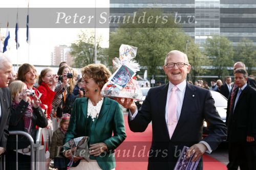 Utrecht 28 april 2009
Pieter v Vollenhoven viert zijn 70e verjaardag in het Beatrix theater in Utrecht. Pieter met Prinses Margriet
Peter Smulders bv