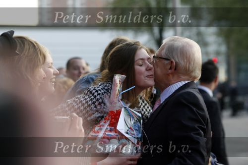 Utrecht 28 april 2009
Pieter v Vollenhoven viert zijn 70e verjaardag in het Beatrix theater in Utrecht. Pieter met Prinses Margriet
Peter Smulders bv