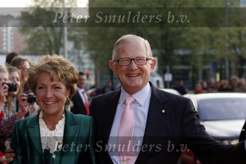 Utrecht 28 april 2009
Pieter v Vollenhoven viert zijn 70e verjaardag in het Beatrix theater in Utrecht. Pieter met Prinses Margriet
Peter Smulders bv
