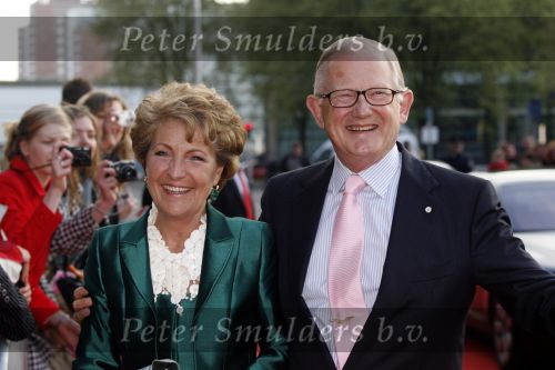 Utrecht 28 april 2009
Pieter v Vollenhoven viert zijn 70e verjaardag in het Beatrix theater in Utrecht. Pieter met Prinses Margriet
Peter Smulders bv