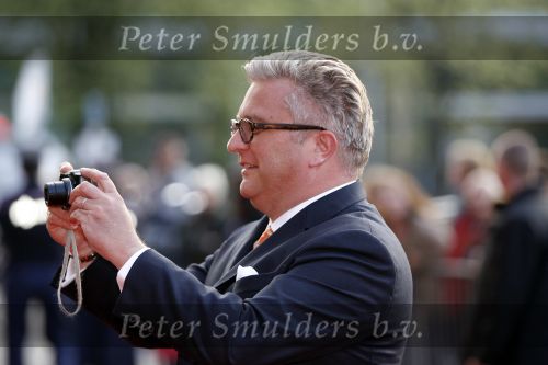 Utrecht 28 april 2009
Pieter v Vollenhoven viert zijn 70e verjaardag in het Beatrix theater in Utrecht. Prins Laurent van Belgie
Peter Smulders bv