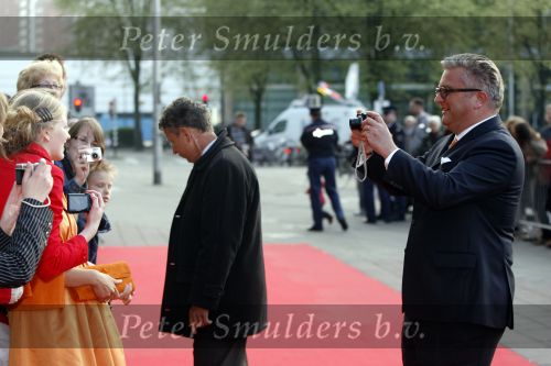 Utrecht 28 april 2009
Pieter v Vollenhoven viert zijn 70e verjaardag in het Beatrix theater in Utrecht. Prinses Laurent van belgie met zijn vrouw Prinses Claire
Peter Smulders bv