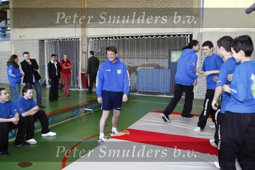 Almere 20 maart 2009
Prins Pieter Christiaan en zijn vrouw Prinses Anita bij sporthal in almere voor Make a difference day.
Peter Smulders bv