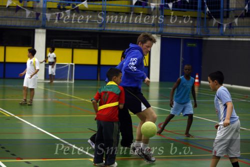 Almere 20 maart 2009
Prins Pieter Christiaan en zijn vrouw Prinses Anita bij sporthal in almere voor Make a difference day.
Peter Smulders bv
