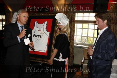 Amstelveen 21 mei 2008
Olympische Lunch Princess waar de T14 hockeystick van Princess wordt gepresenteerd.  Prins Pieter Christiaan  en Job Ubbens